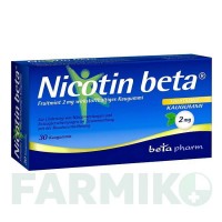 НІКОТИН (NICOTIN) 2 мг гумка 30 шт - Нікотин BETAPHARM
