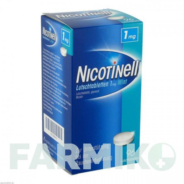 НІКОТИНЕЛЛ (NICOTINELL) 1 мг таблетки 96 шт - Нікотин GLAXOSMITHKLINE