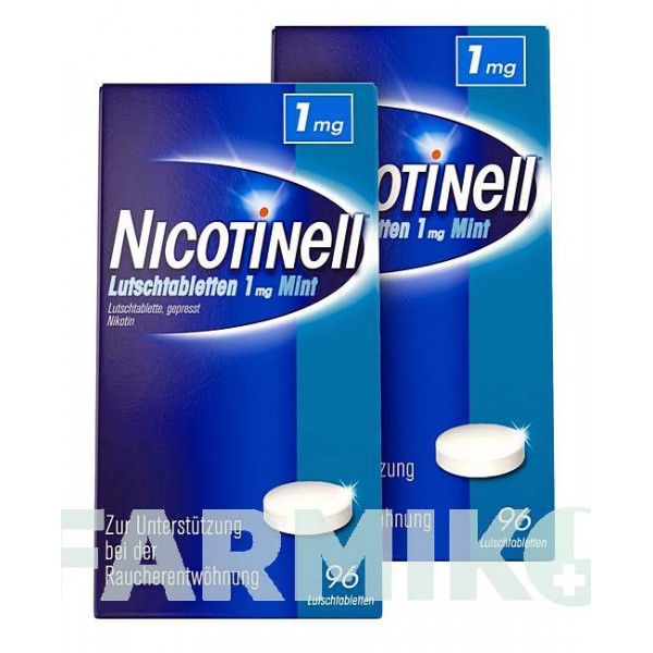 НІКОТИНЕЛЛ (NICOTINELL) 1 мг таблетки 2x96 шт - Нікотин GLAXOSMITHKLINE