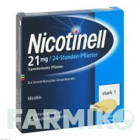 НІКОТИНЕЛЛ (NICOTINELL) 21 мг/24 год 52,5 мг пластир 7 шт - Нікотин EURIMPHARM