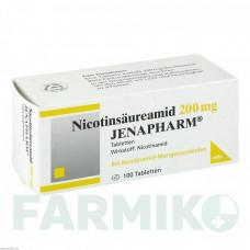НІКОТИНСАУРАМІД (NICOTINSAUREAMID) 200 мг таблетки 100 шт - Вітамін B3 (Нікотинамід) AXICORP PHARMA