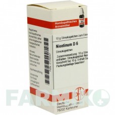 НИКОТИНУМ (NICOTINUM) D 6 глобули 10 г - Гомеопатия DHU
