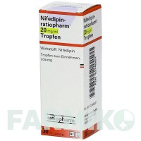 НИФЕДИПИН (NIFEDIPIN) 20 мг/мл капли 30 мл - Нифедипин RATIOPHARM