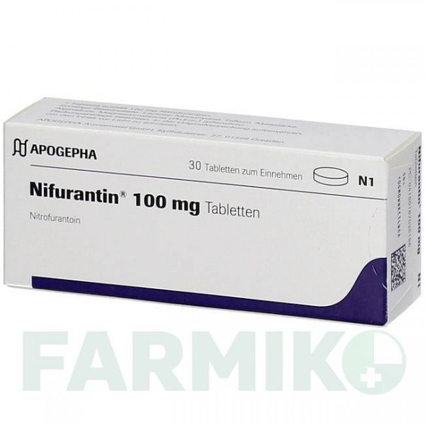 НІФУРАНТИН (NIFURANTIN) 100 мг таблетки 50 шт - Нітрофурантоїн APOGEPHA
