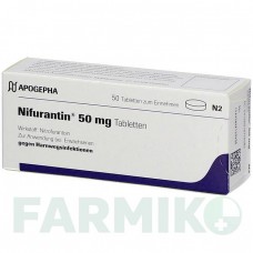 НІФУРАНТИН (NIFURANTIN) 50 мг таблетки 50 шт - Нітрофурантоїн APOGEPHA