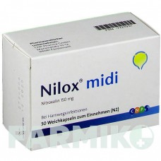 НИЛОКС (NILOX) капсулы 20 шт - Нитроксолин CNP PHARMA