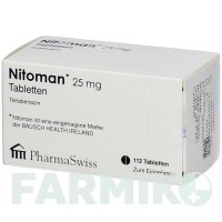 НИТОМАН (NITOMAN) 25 мг таблетки 112 шт - Тетрабеназин KOHLPHARMA