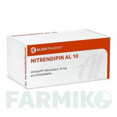 НИТРЕНДИПИН (NITRENDIPIN) 10 таблетки 50 шт - Нитрендипин ALIUD PHARMA