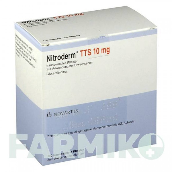 НИТРОДЕРМ (NITRODERM) 10 пластырь 100 шт - Глицерола тринитрат KOHLPHARMA