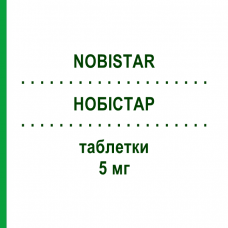 НОБИСТАР (NOBISTAR) 5 мг таблетки 28 шт - Небиволол MENARINI
