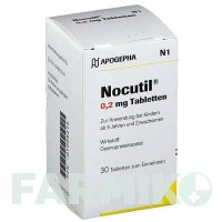 НОКУТИЛ (NOCUTIL) 0,2 мг таблетки 30 шт - Десмопрессин APOGEPHA