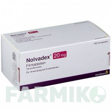 НОЛВАДЕКС (NOLVADEX) 20 мг таблетки 100 шт - Тамоксифен ASTRAZENECA