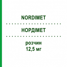 НОРДІМЕТ (NORDIMET) 12,5 мг розчин 1 шт - Метотрексат NORDIC PHARMA