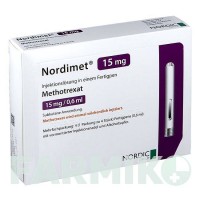 НОРДИМЕТ (NORDIMET) 15 мг раствор 4 шт - Метотрексат NORDIC PHARMA