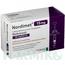 НОРДИМЕТ (NORDIMET) 15 мг шприци 4 шт - Метотрексат NORDIC PHARMA