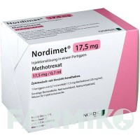НОРДІМЕТ (NORDIMET) 17,5 мг розчин 12 шт - Метотрексат NORDIC PHARMA