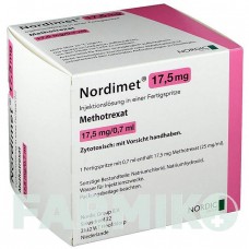 НОРДИМЕТ (NORDIMET) 17,5 мг шприци 1 шт - Метотрексат NORDIC PHARMA