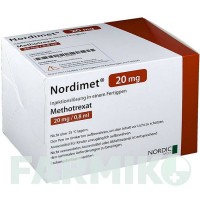 НОРДИМЕТ (NORDIMET) 20 мг раствор 12 шт - Метотрексат NORDIC PHARMA