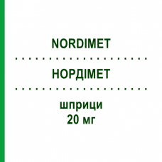 НОРДИМЕТ (NORDIMET) 20 мг шприци 1 шт - Метотрексат NORDIC PHARMA