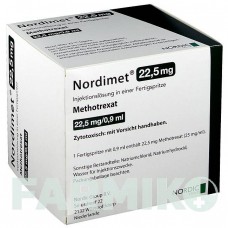 НОРДІМЕТ (NORDIMET) 22,5 мг шприци 4 шт - Метотрексат NORDIC PHARMA