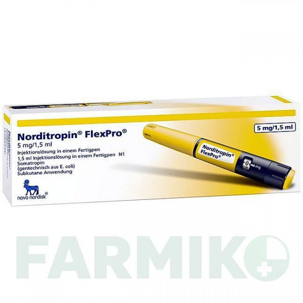 НОРДИТРОПИН (NORDITROPIN) 5 мг/1,5 мл раствор 1,5 мл - Соматропин NOVO NORDISK