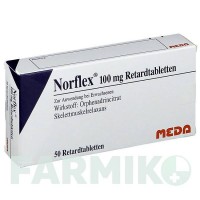 НОРФЛЕКС (NORFLEX) таблетки 50 шт - Орфенадрин MEDA PHARMA