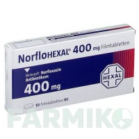 НОРФЛОГЕКСАЛ (NORFLOHEXAL) 400 мг таблетки 10 шт - Норфлоксацин HEXAL