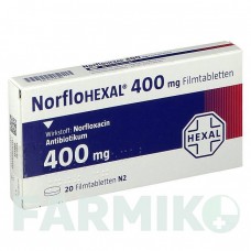 НОРФЛОГЕКСАЛ (NORFLOHEXAL) 400 мг таблетки 20 шт - Норфлоксацин HEXAL