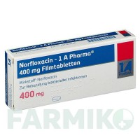 НОРФЛОКСАЦИН (NORFLOXACIN) 400 мг таблетки 10 шт - Норфлоксацин 1 A PHARMA