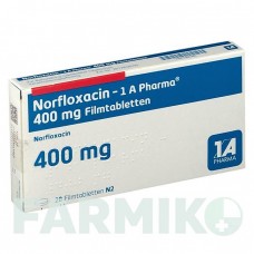 НОРФЛОКСАЦИН (NORFLOXACIN) 400 мг таблетки 20 шт - Норфлоксацин 1 A PHARMA