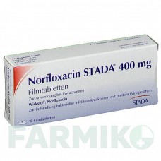 НОРФЛОКСАЦИН (NORFLOXACIN) 400 мг таблетки 10 шт - Норфлоксацин STADAPHARM