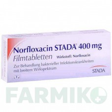 НОРФЛОКСАЦИН (NORFLOXACIN) 400 мг таблетки 20 шт - Норфлоксацин STADAPHARM