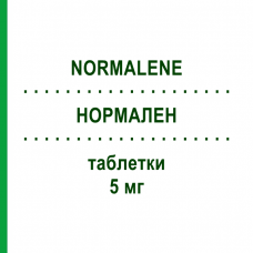 НОРМАЛЕН (NORMALENE) 5 мг таблетки 40 шт - Бисакодил MONTEFARMACO