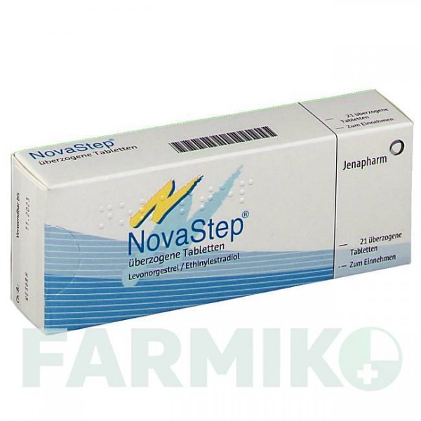 НОВАСТЕП (NOVASTEP) таблетки 1x21 шт - Левоноргестрел, Етинілестрадіол JENAPHARM
