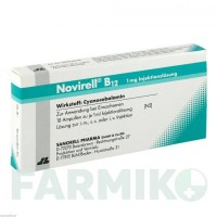НОВІРЕЛЛ (NOVIRELL) 1 мг розчин 10x1 мл - Вітамін B12 (Ціанокобаламін) SANORELL PHARMA