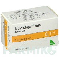 НОВОДИГАЛ (NOVODIGAL) таблетки 100 шт - Ацетилдигоксин MIBE
