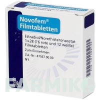НОВОФЕМ (NOVOFEM) таблетки 1x28 шт - Норетистерон, Естроген NOVO NORDISK