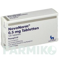 НОВОНОРМ (NOVONORM) 0,5 мг таблетки 120 шт - Репаглінід NOVO NORDISK
