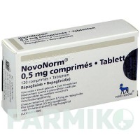 НОВОНОРМ (NOVONORM) 0,5 мг таблетки 120 шт - Репаглінід PHARMA GERKE