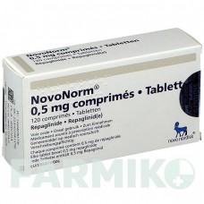 НОВОНОРМ (NOVONORM) 0,5 мг таблетки 120 шт - Репаглинид PHARMA GERKE