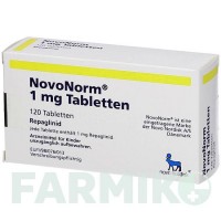 НОВОНОРМ (NOVONORM) 1 мг таблетки 120 шт - Репаглінід EMRA-MED