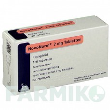 НОВОНОРМ (NOVONORM) 2 мг таблетки 120 шт - Репаглинид AXICORP PHARMA