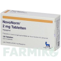 НОВОНОРМ (NOVONORM) 2 мг таблетки 120 шт - Репаглинид KOHLPHARMA