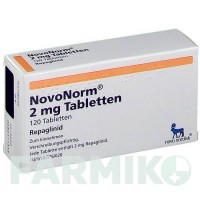 НОВОНОРМ (NOVONORM) 2 мг таблетки 120 шт - Репаглинид NOVO NORDISK