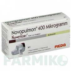 НОВОПУЛЬМОН (NOVOPULMON) 400 мкг 1 х 100 доз порошок 1x100 шт - Будесонід MEDA PHARMA