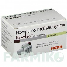 НОВОПУЛЬМОН (NOVOPULMON) 400 мкг 3 х 100 доз порошок 3x100 шт - Будесонід MEDA PHARMA