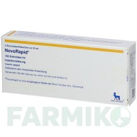 НОВОРАПІД (NOVORAPID) 100 ОД/мл флакон 5x10 мл - Інсулін аспарт KOHLPHARMA