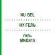 НУ ГЕЛЬ (NU GEL) MNG415 гель 10x15 г - Активные вещества EMRA-MED