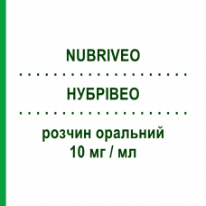 НУБРІВЕО (NUBRIVEO) 10 мг/мл розчин оральний 300 мл - Бриварацетам UCB PHARMA
