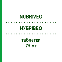 НУБРІВЕО (NUBRIVEO) 75 мг таблетки 56 шт - Бриварацетам UCB PHARMA